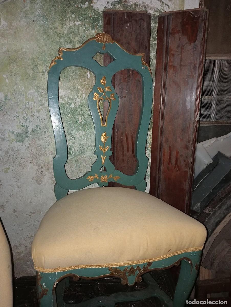 Antig&uuml;edades: Sillas antiguas Luis xv - Foto 9