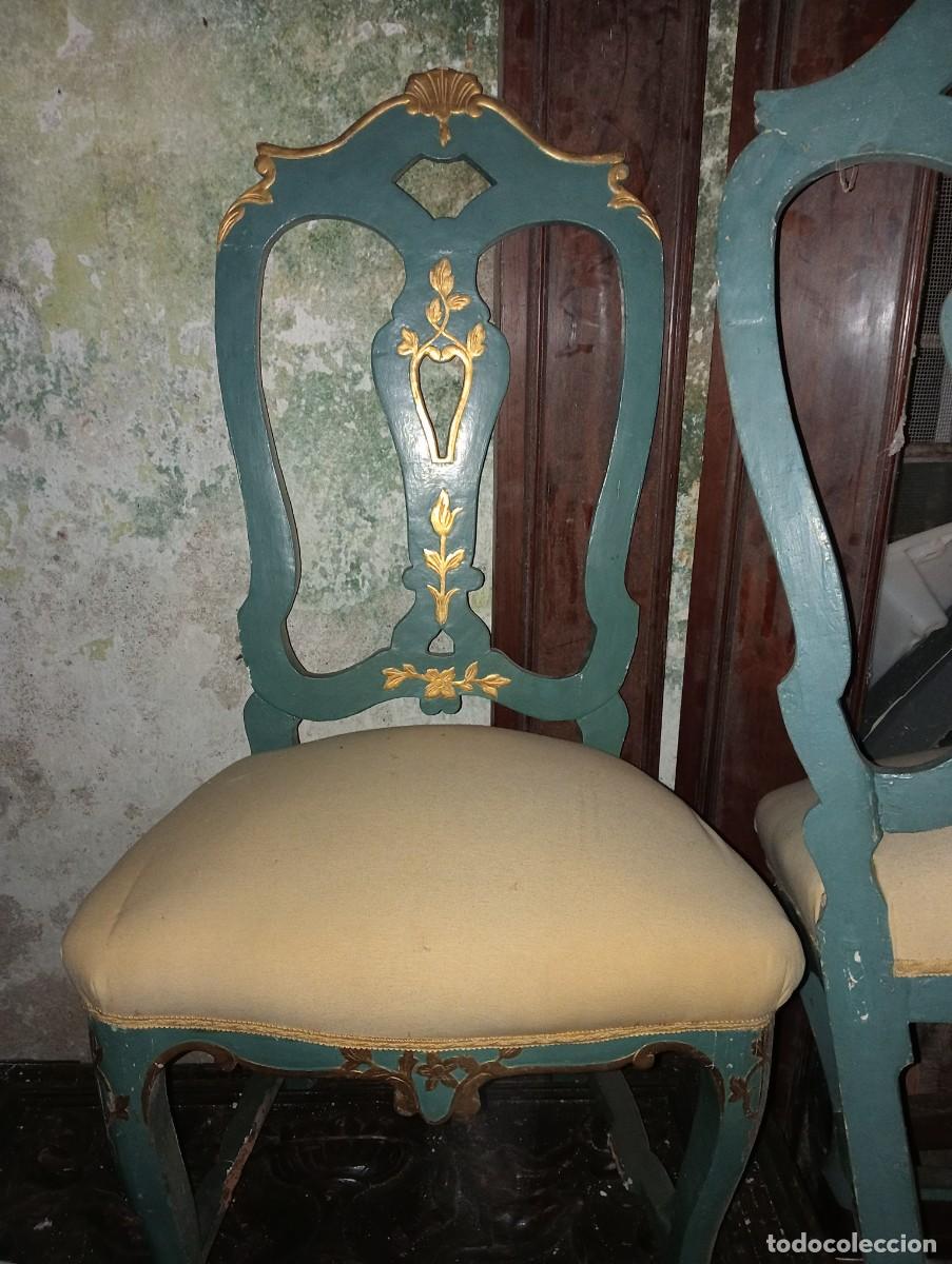 Antig&uuml;edades: Sillas antiguas Luis xv - Foto 14