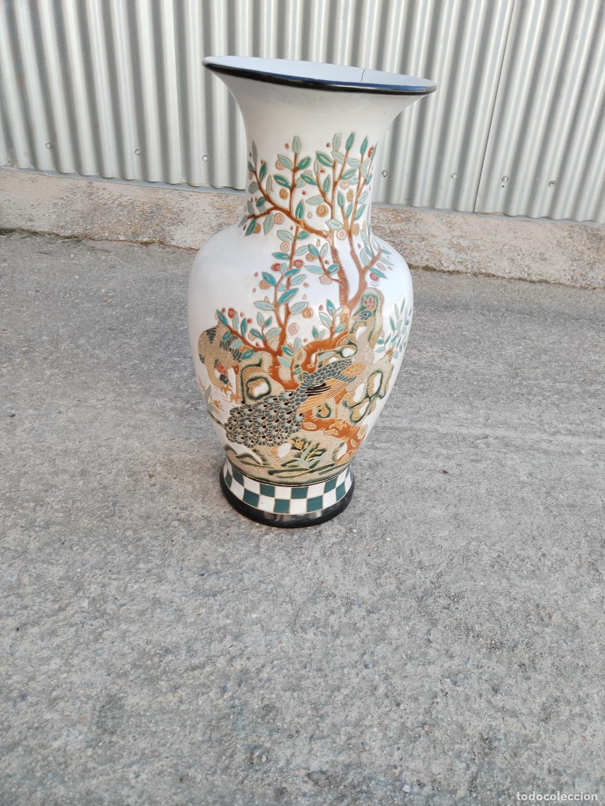 Antig&uuml;edades: jarron pavo real - Foto 5