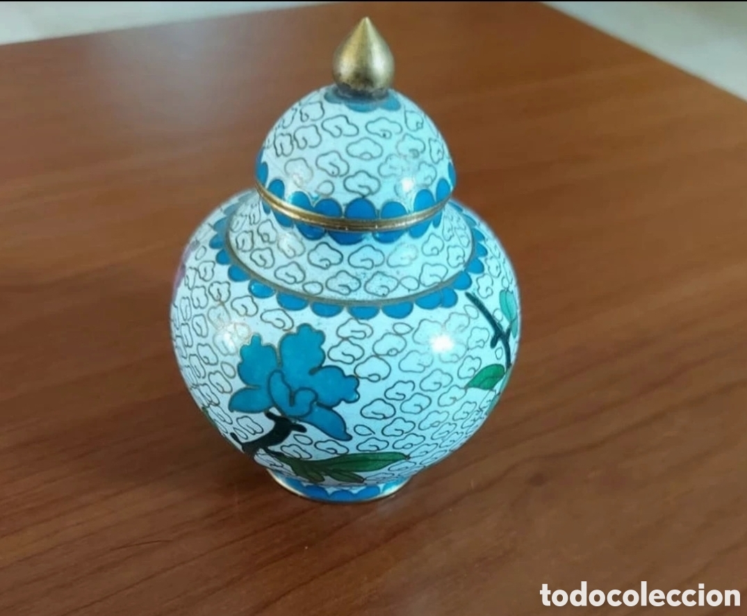 Antig&uuml;edades: Tibor antiguo Cloisonn&eacute; - Foto 1