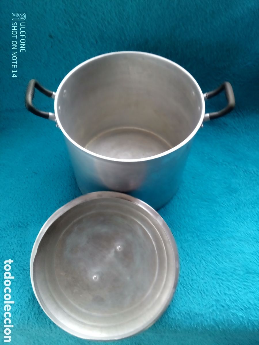 Antig&uuml;edades: OLLA ALUMINIO - CAZUELA - PUCHERO - Foto 6