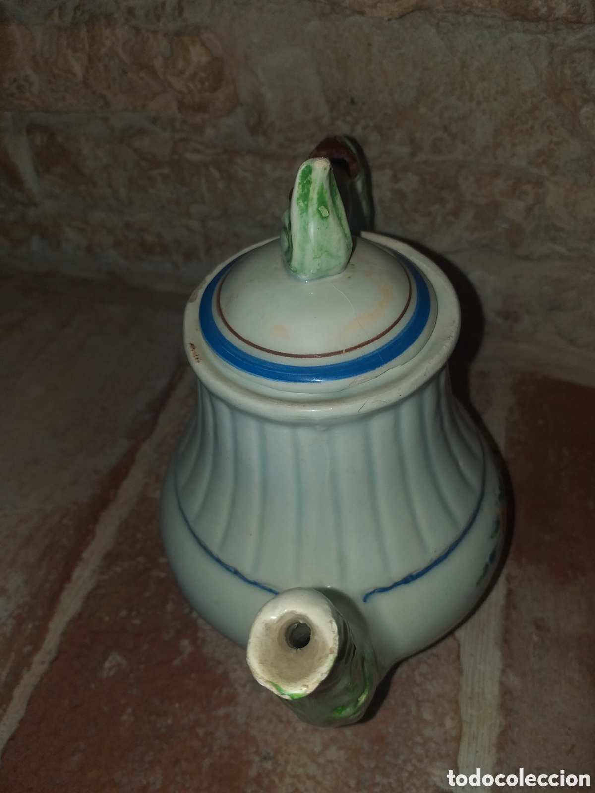 Antig&uuml;edades: Tetera porcelana y jarrita - Foto 6