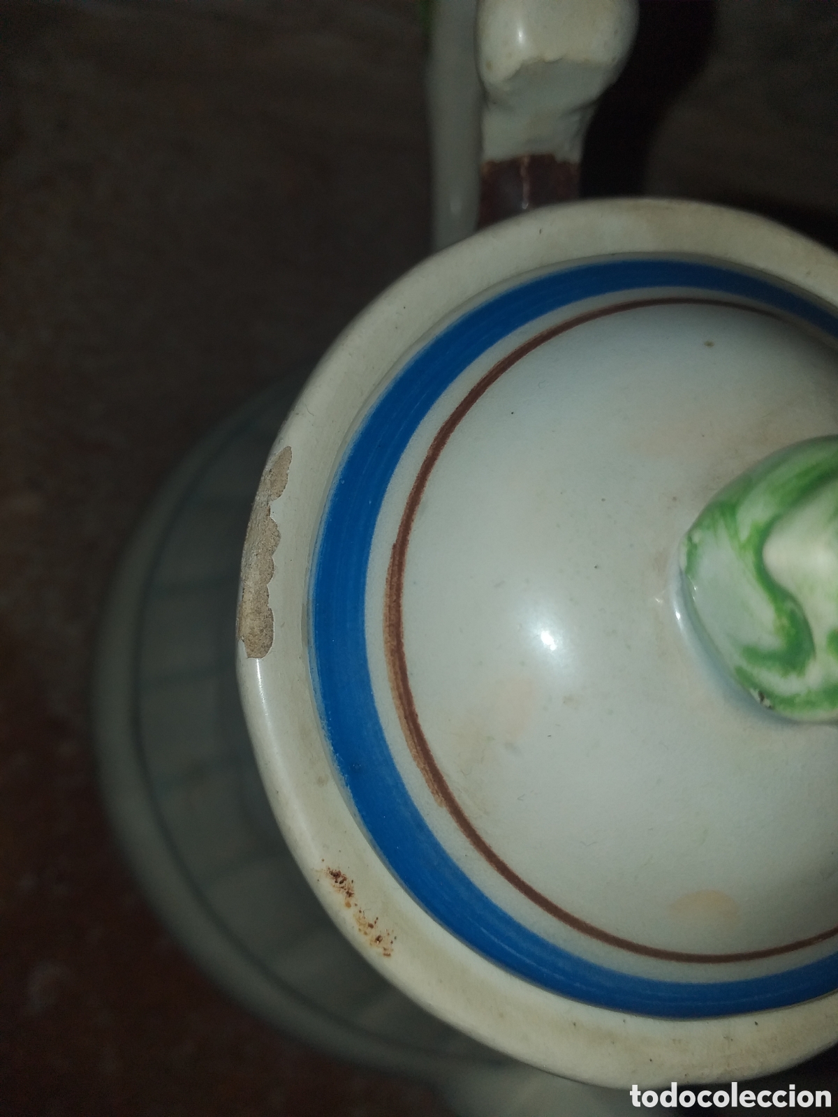 Antig&uuml;edades: Tetera porcelana y jarrita - Foto 7