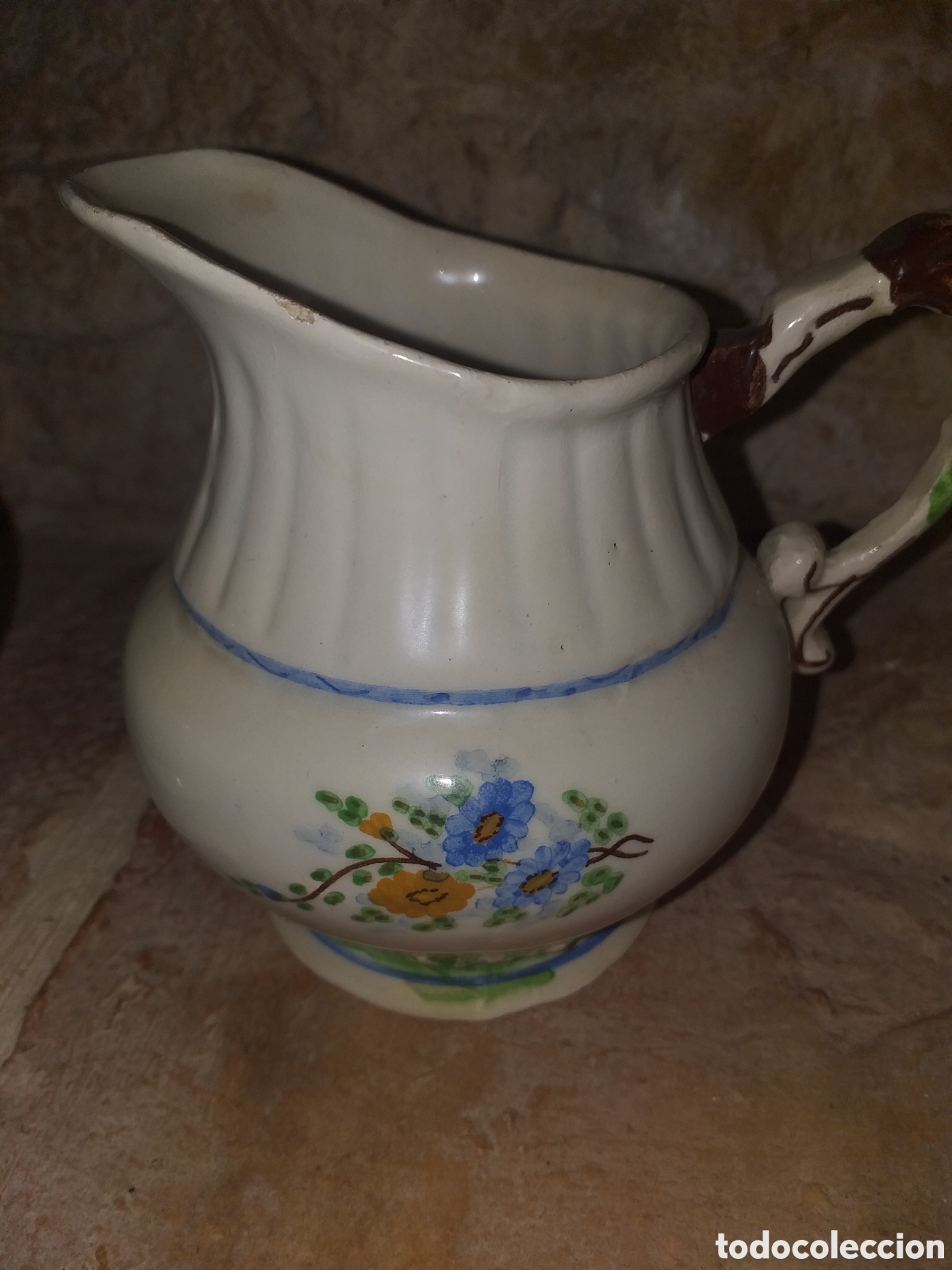 Antig&uuml;edades: Tetera porcelana y jarrita - Foto 4