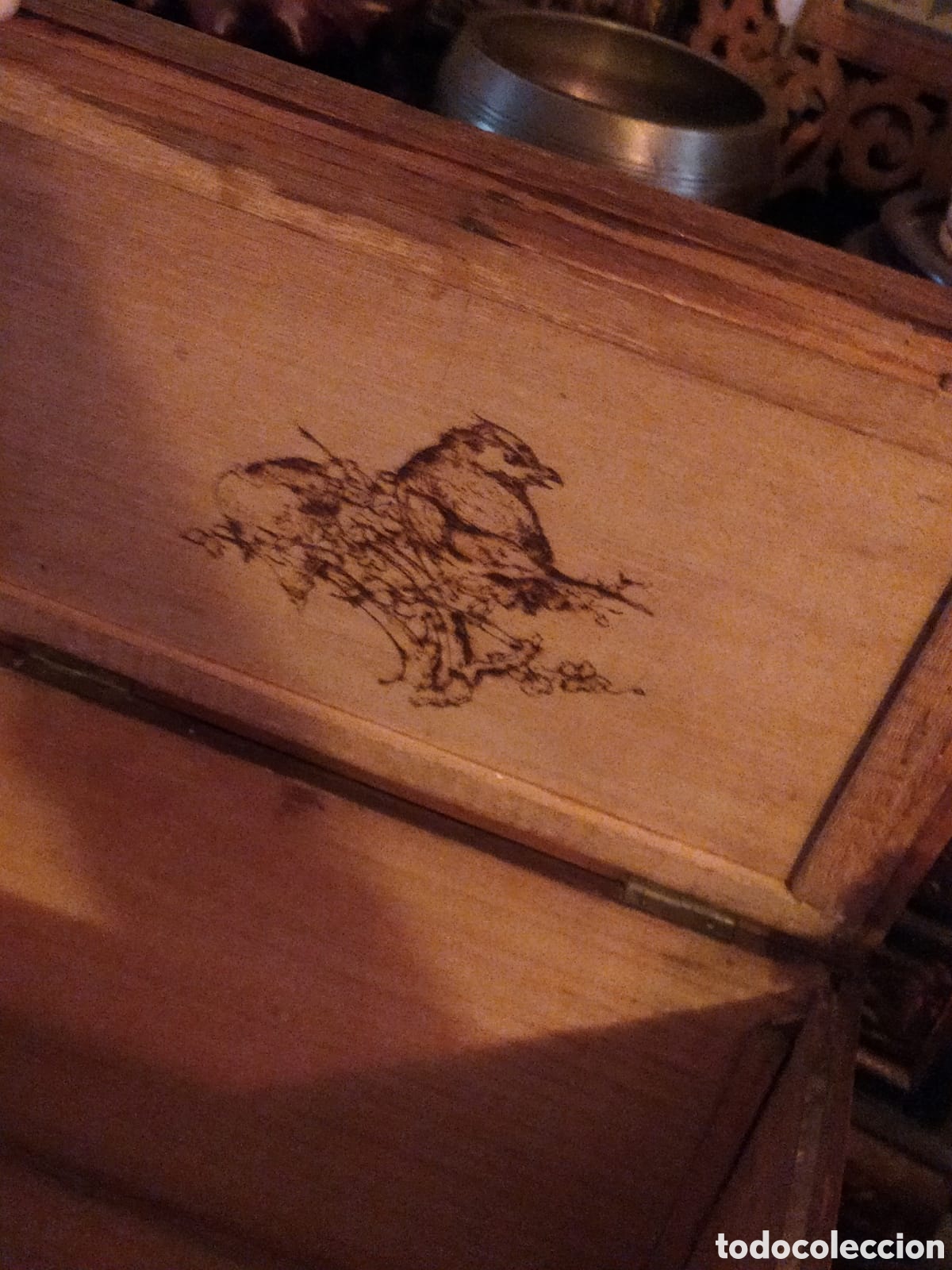 Antig&uuml;edades: Caja madera oriental - Foto 3