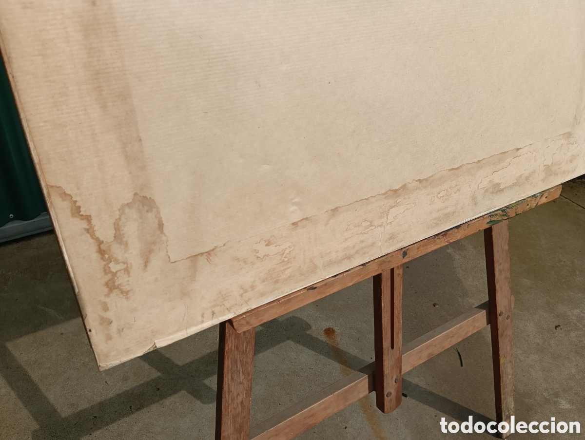Antig&uuml;edades: Marco Dorado En Madera Con Cristal. - Foto 11