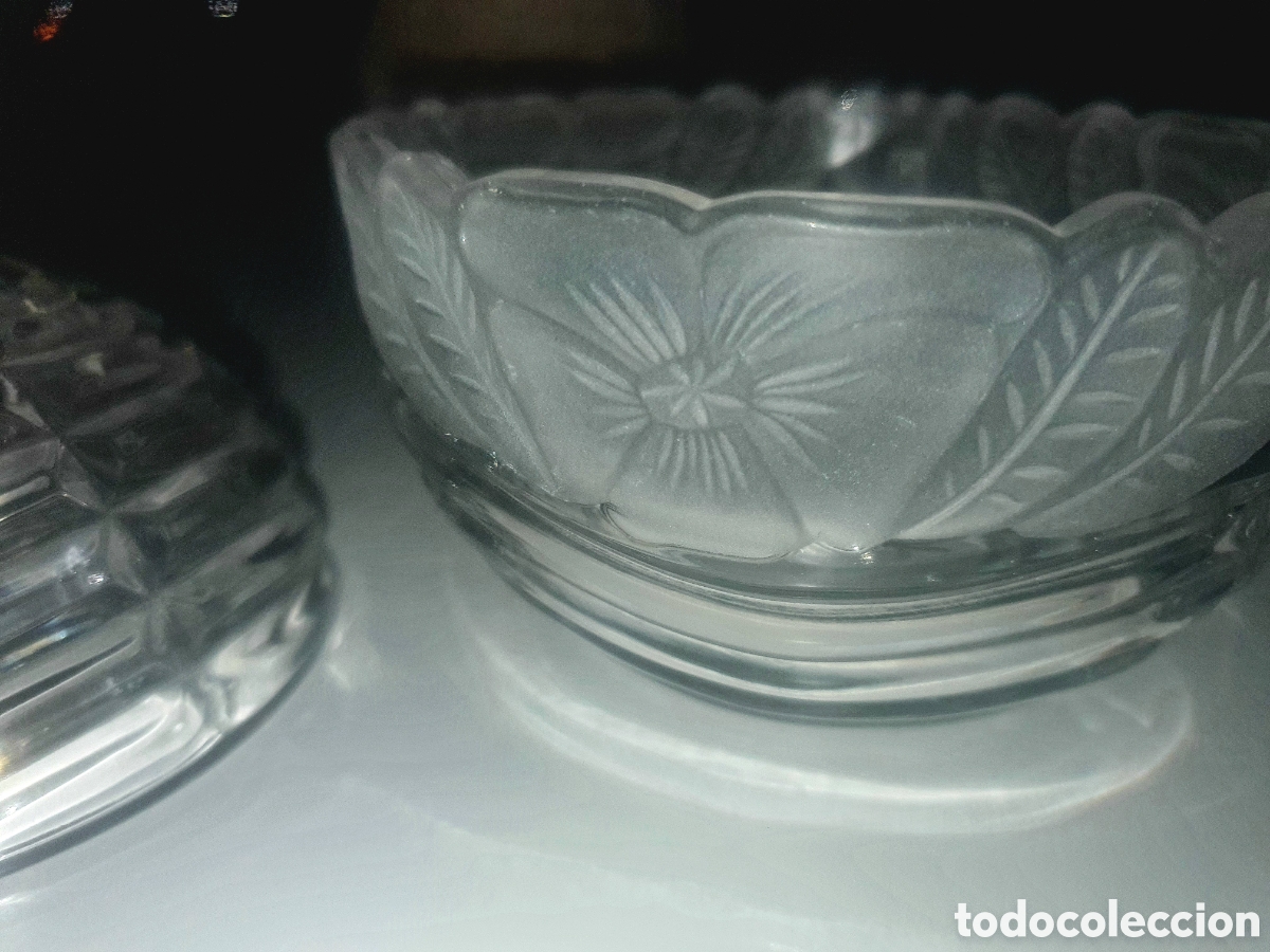 Antig&uuml;edades: Antigua bombonera de cristal - Foto 5