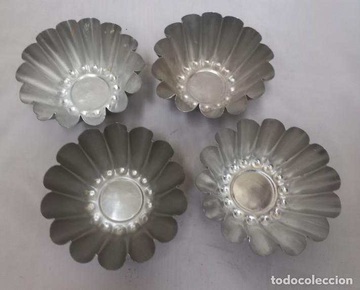 Antig&uuml;edades: JUEGO DE MOLDES PARA FLANES - Foto 2