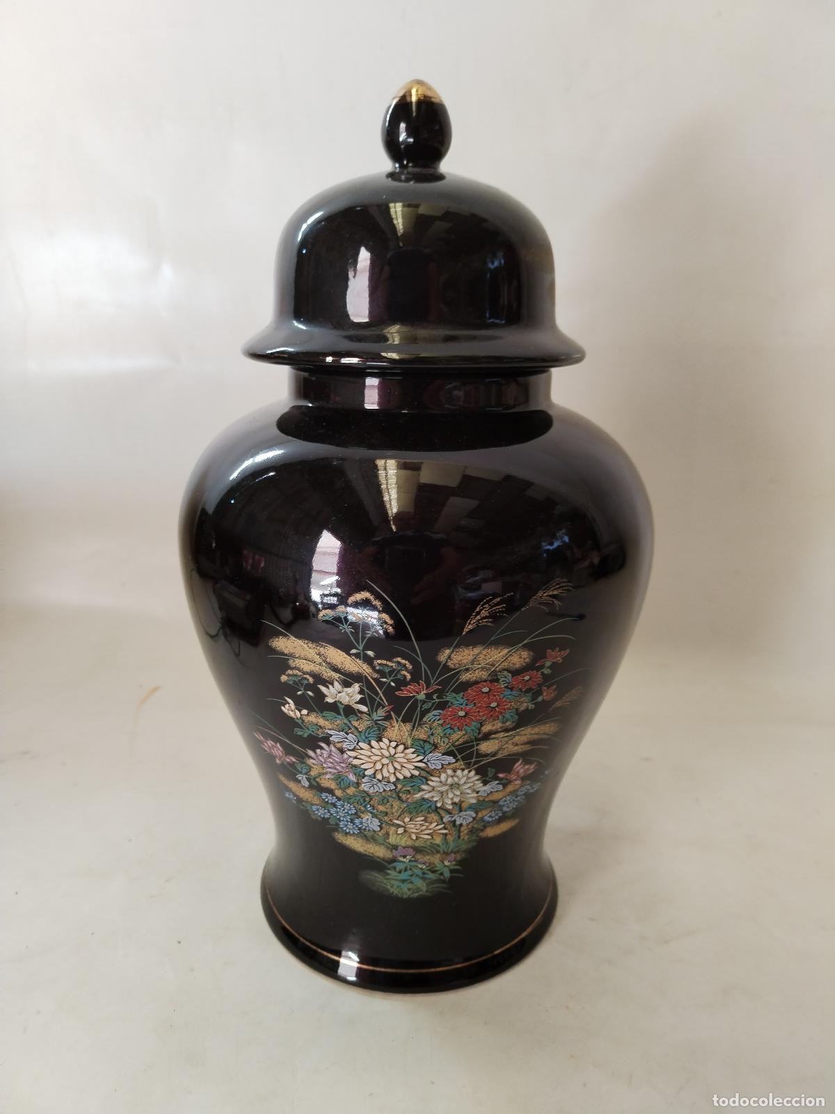 Antig&uuml;edades: tibor jarron negro japan - Foto 3