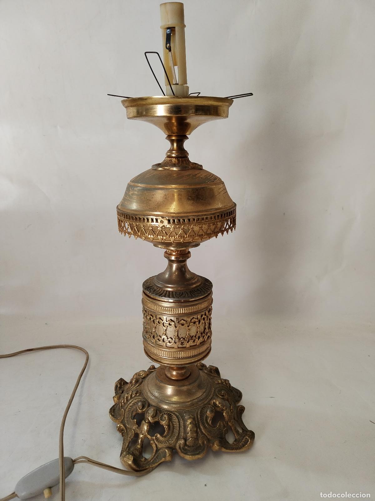 Antig&uuml;edades: lampara sobremesa antigua - Foto 2