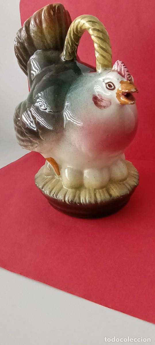 Antig&uuml;edades: Botijo con forma de gallina con huevos - Foto 2