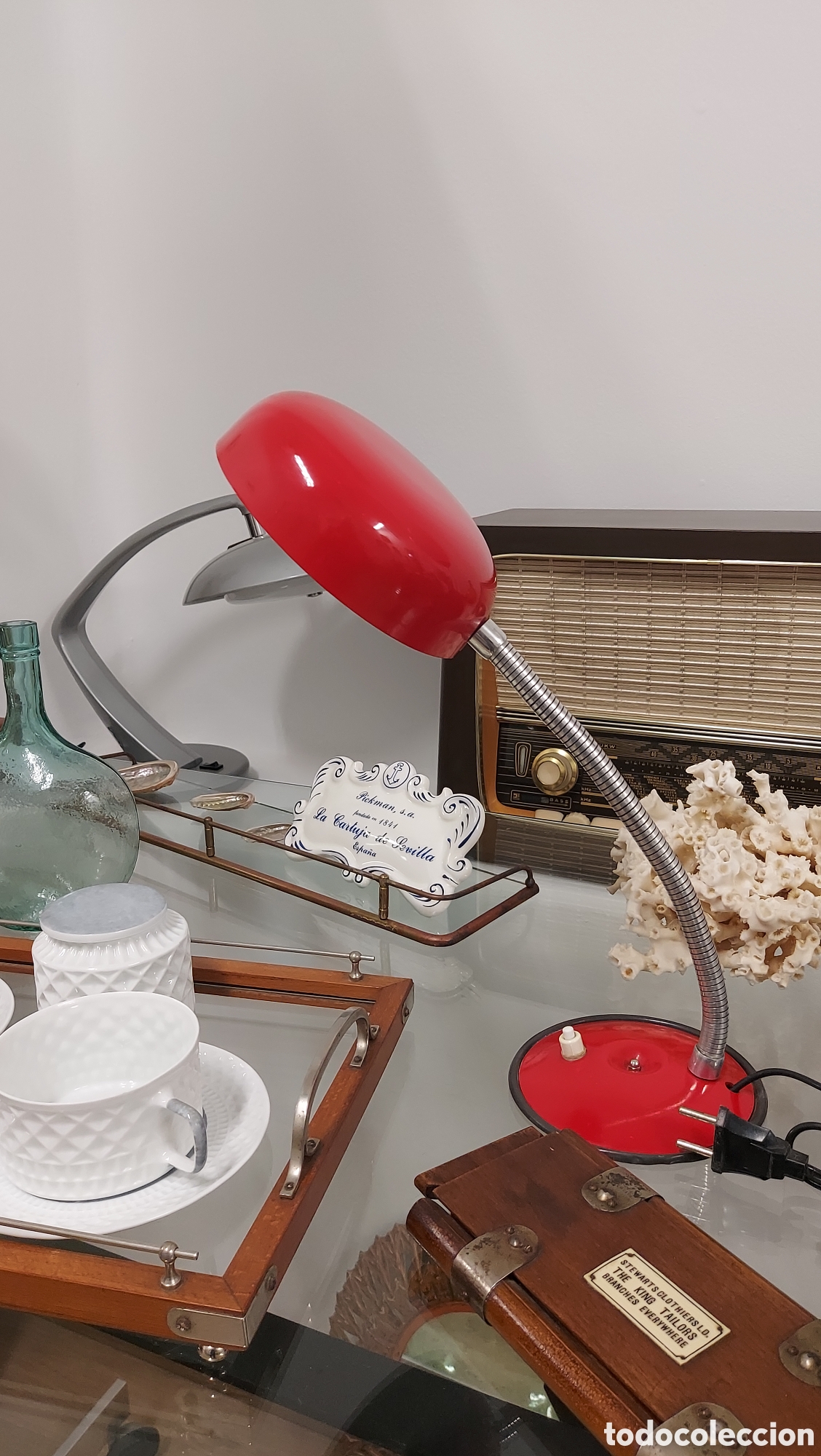 Antig&uuml;edades: L&aacute;mpara flexo a&ntilde;os 60 - Foto 1