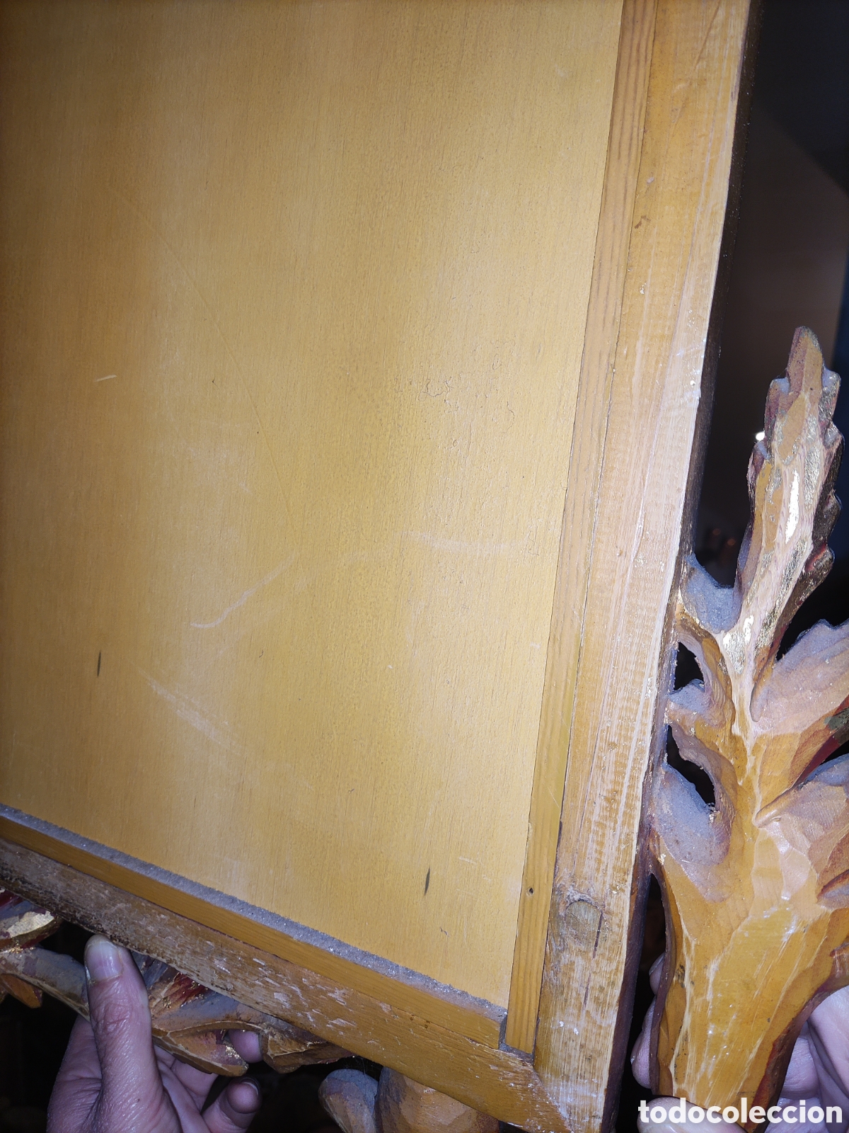 Antig&uuml;edades: MUY BONITO ESPEJO DE MADERA - Foto 14