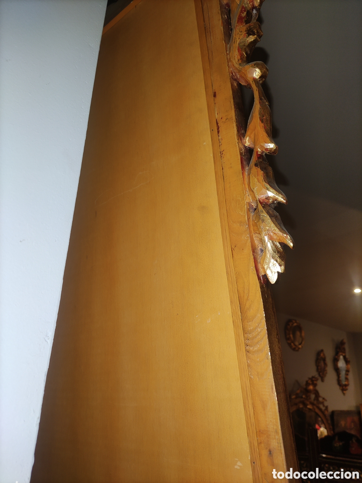 Antig&uuml;edades: MUY BONITO ESPEJO DE MADERA - Foto 15