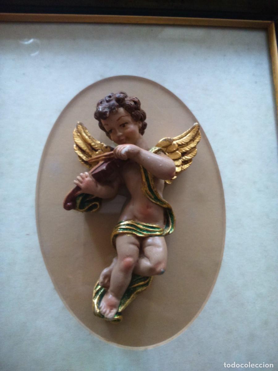 Antig&uuml;edades: PAREJA DE CUADROS CON ANGELES - Foto 4