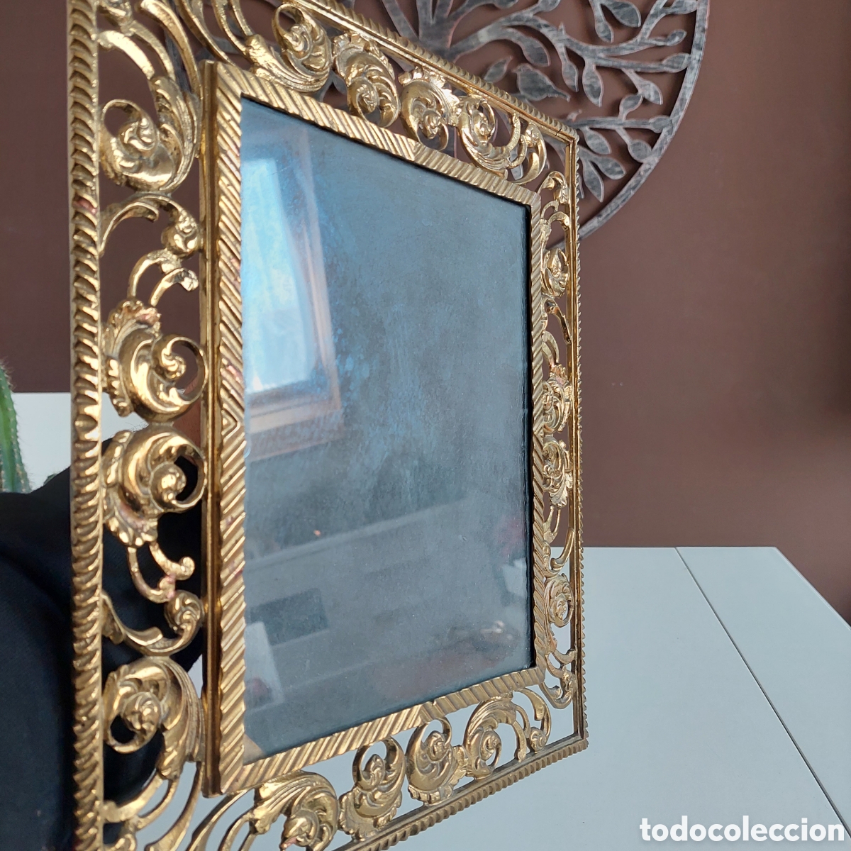 Antig&uuml;edades: Marco de broce antiguo - Foto 6