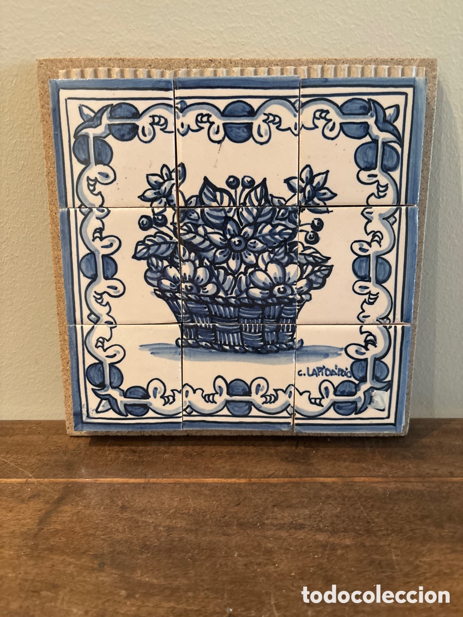 Antig&uuml;edades: Azulejo portugu&eacute;s, - Foto 2