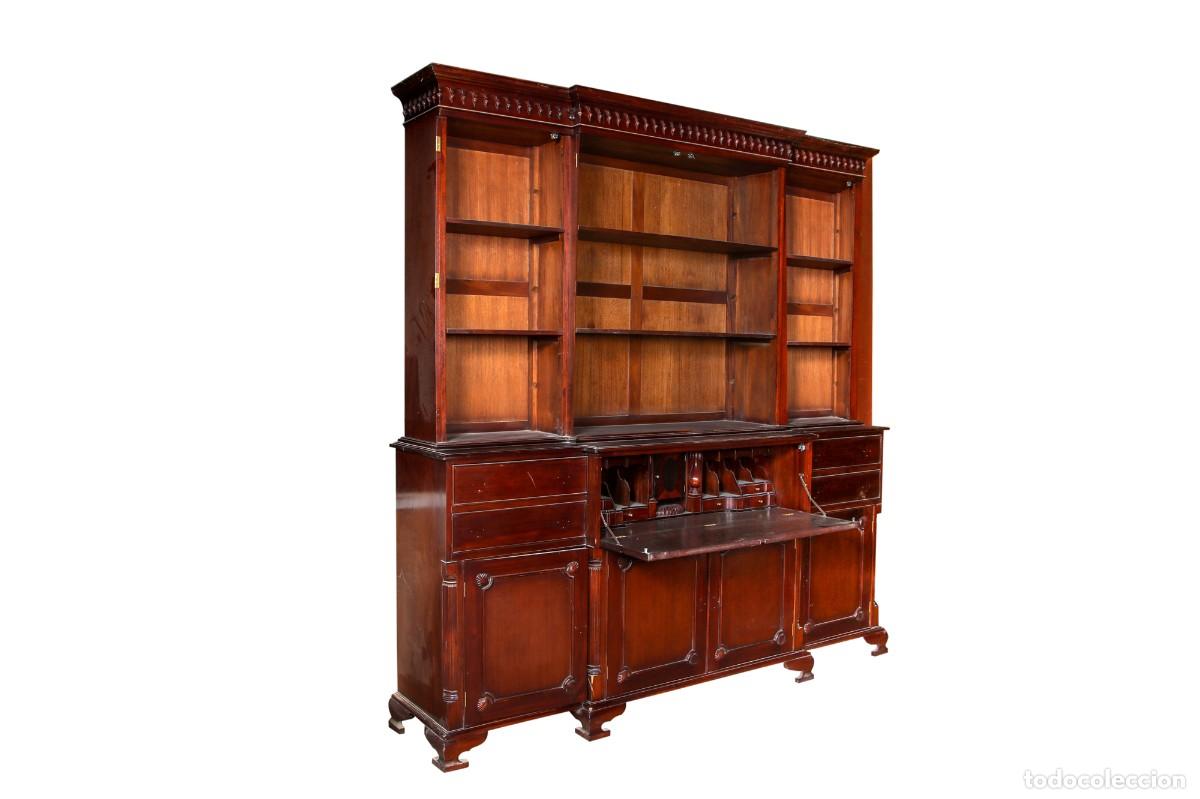Antig&uuml;edades: Librer&iacute;a con secreter - Foto 1