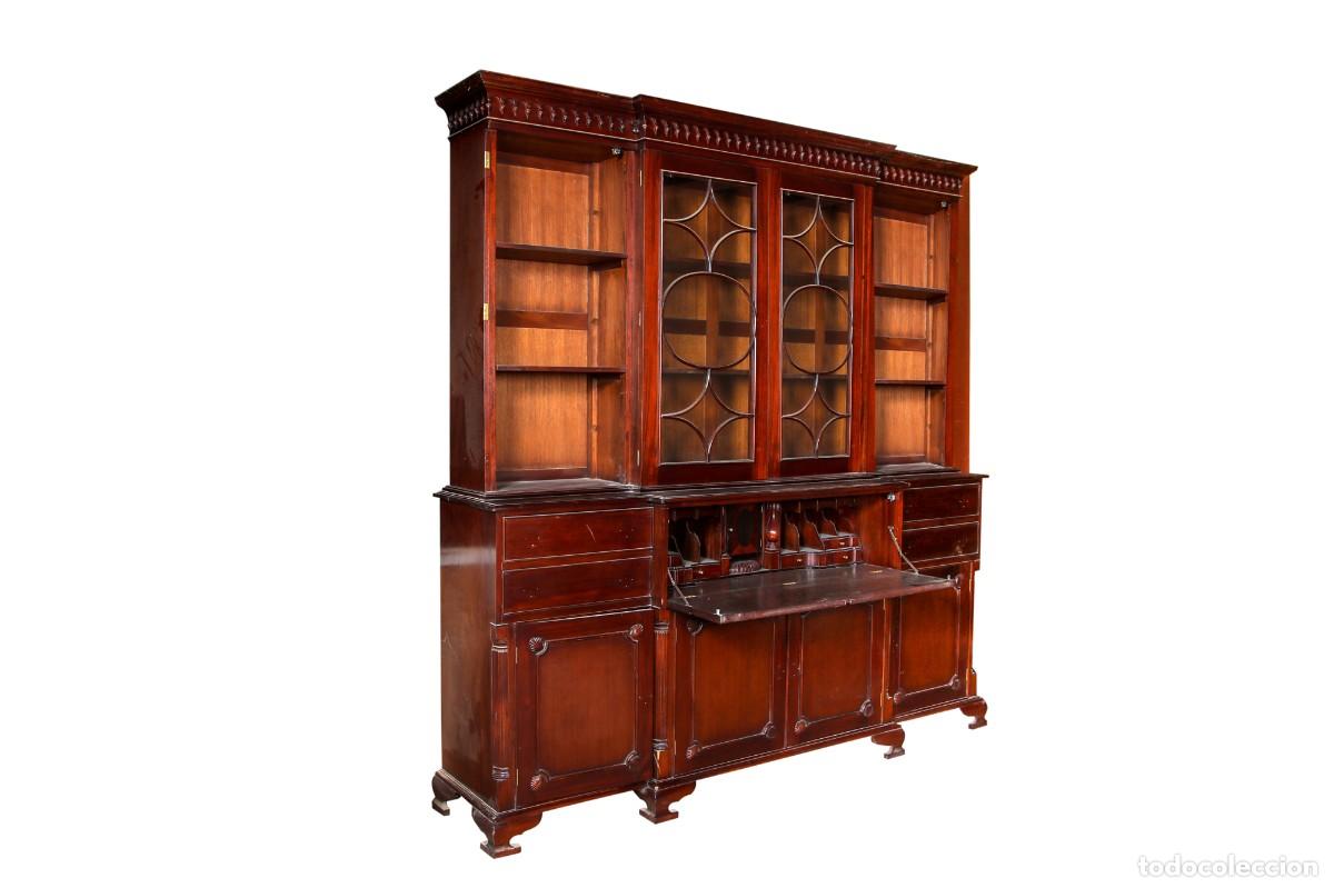 Antig&uuml;edades: Librer&iacute;a con secreter - Foto 2