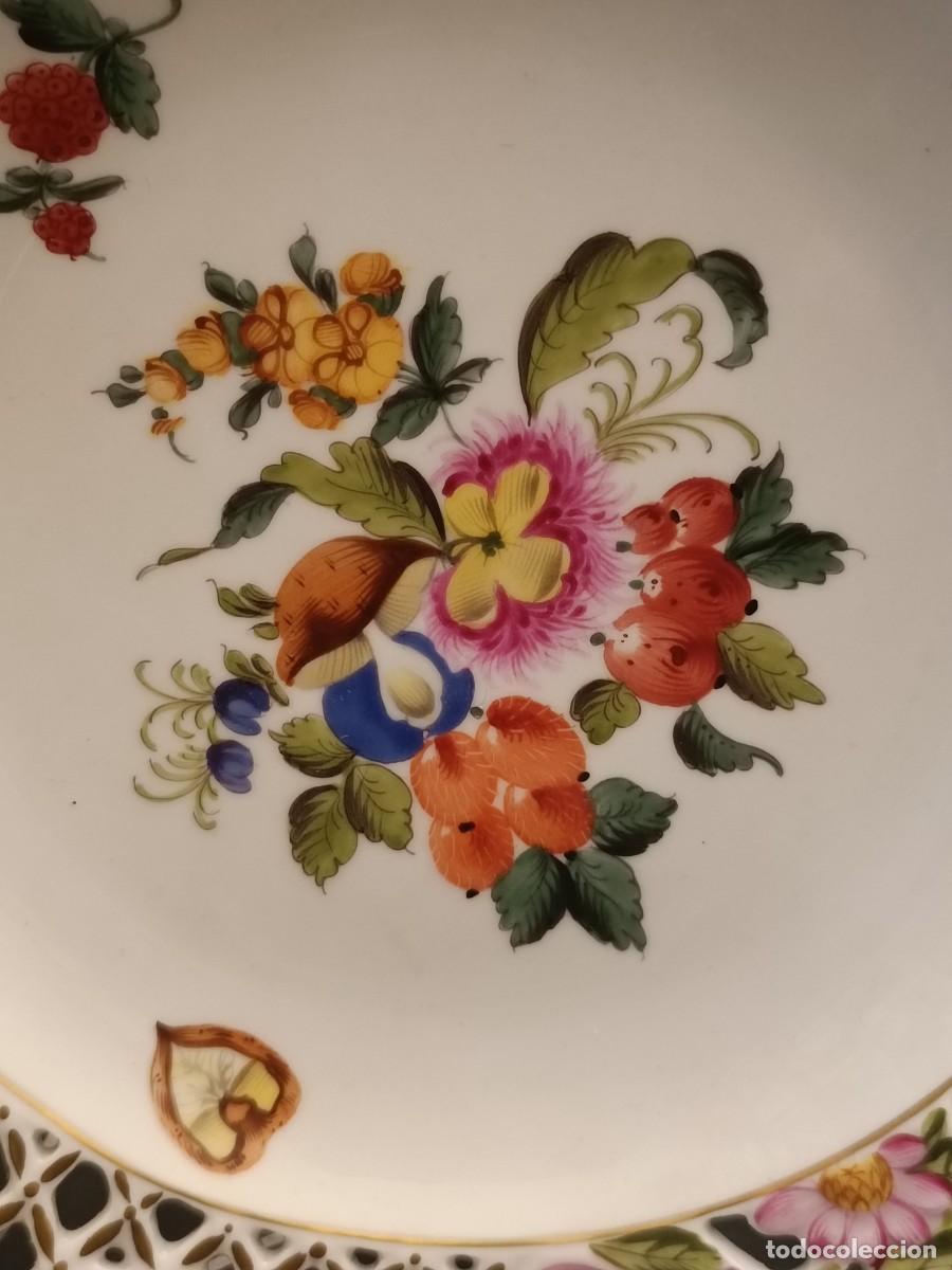 Antig&uuml;edades: PLATO HEREND HUNGARY PINTADO A MANO - Foto 2