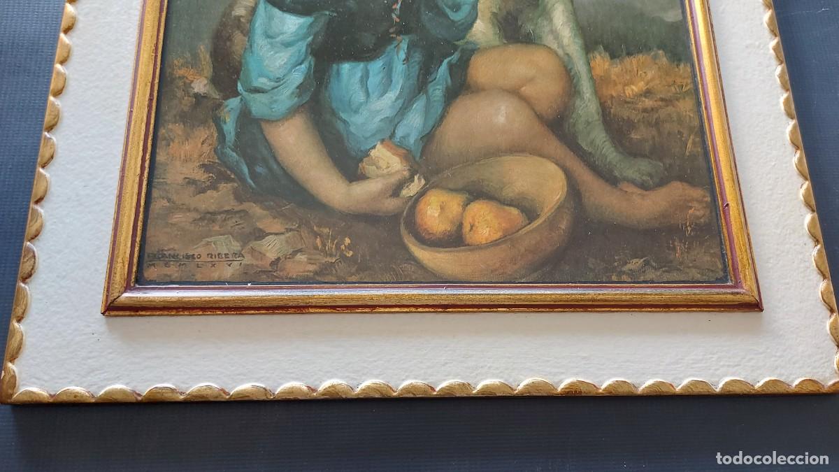 Antig&uuml;edades: CUADRO FRANCISCO RIBERA (NI&Ntilde;A CON PERRO) - Foto 11