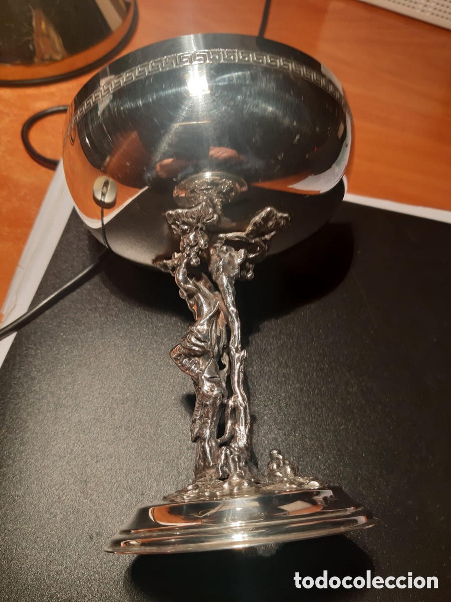 Antig&uuml;edades: 6 Copas de champan plata de ley - Foto 6