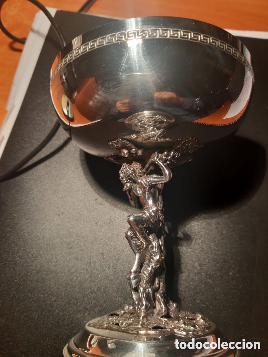 Antig&uuml;edades: 6 Copas de champan plata de ley - Foto 7