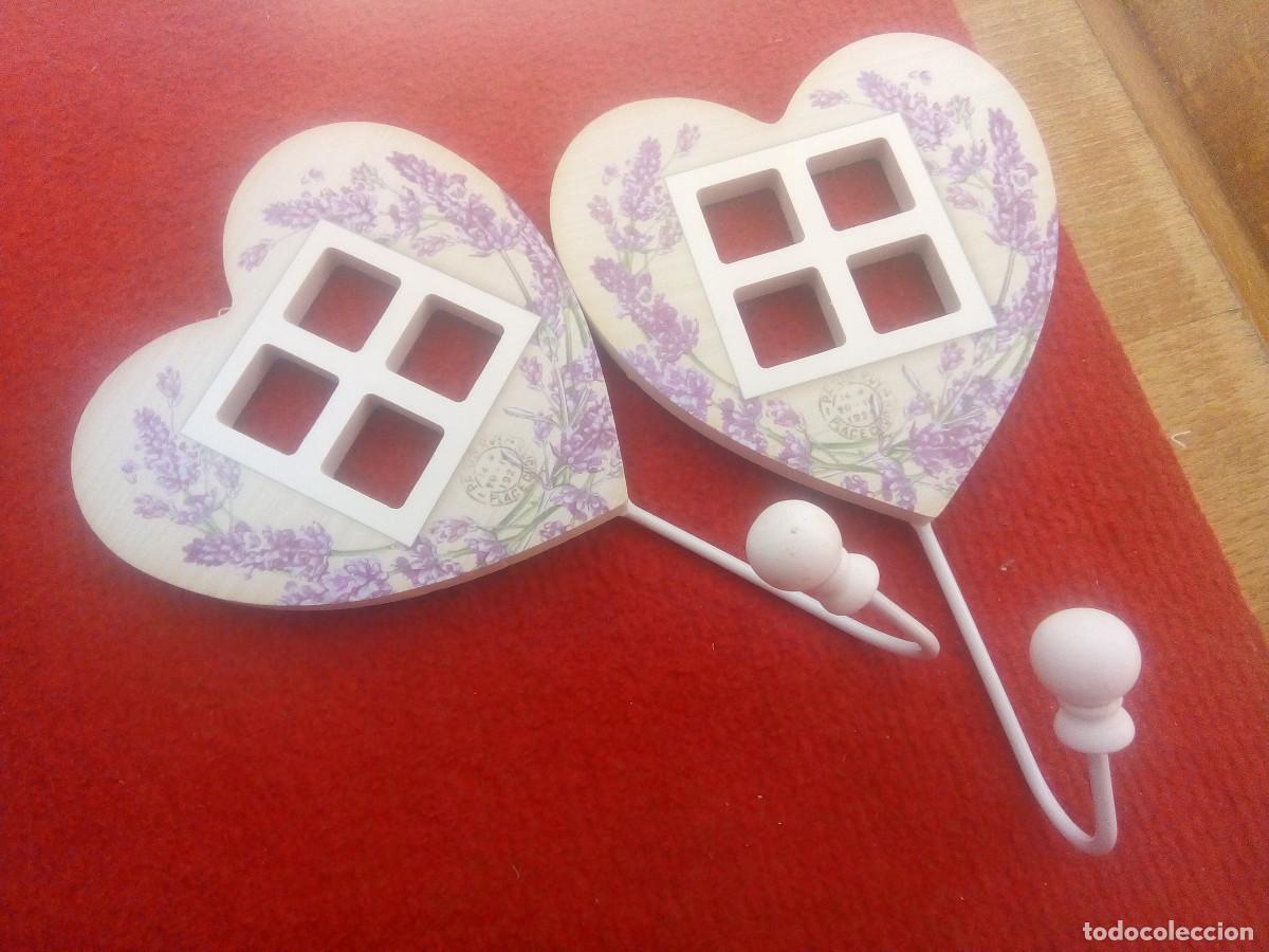 Antig&uuml;edades: PERCHAS DECORADAS MADERA Y ACERO - Foto 3
