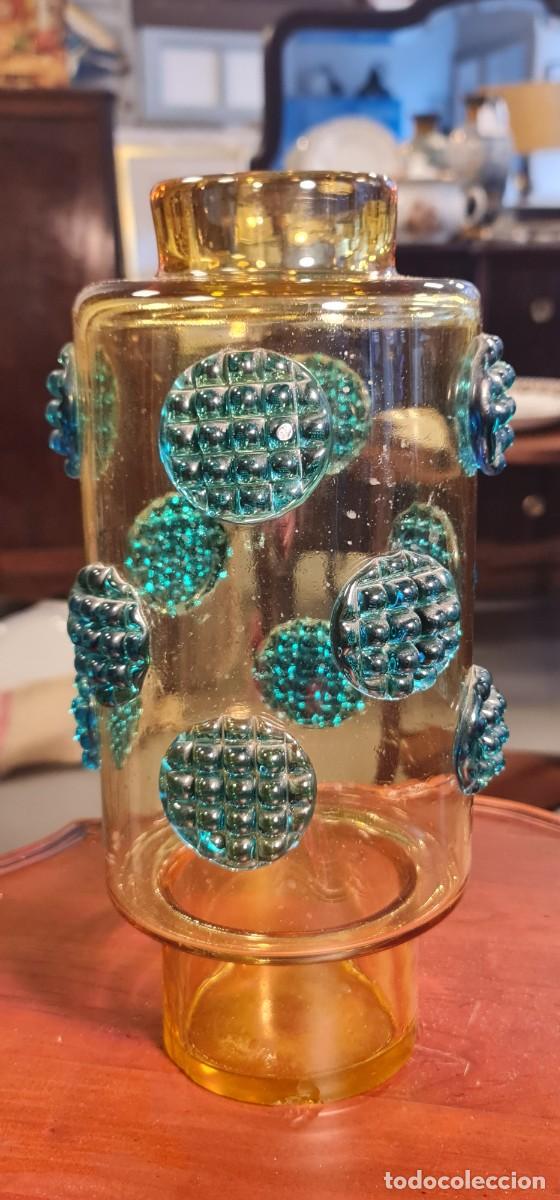 Antig&uuml;edades: Jarron de cristal Josef Hospodka - Foto 5