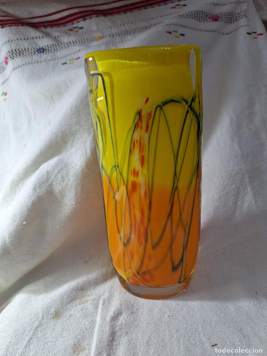 Antig&uuml;edades: Precioso jarron cristal de Murano. - Foto 1