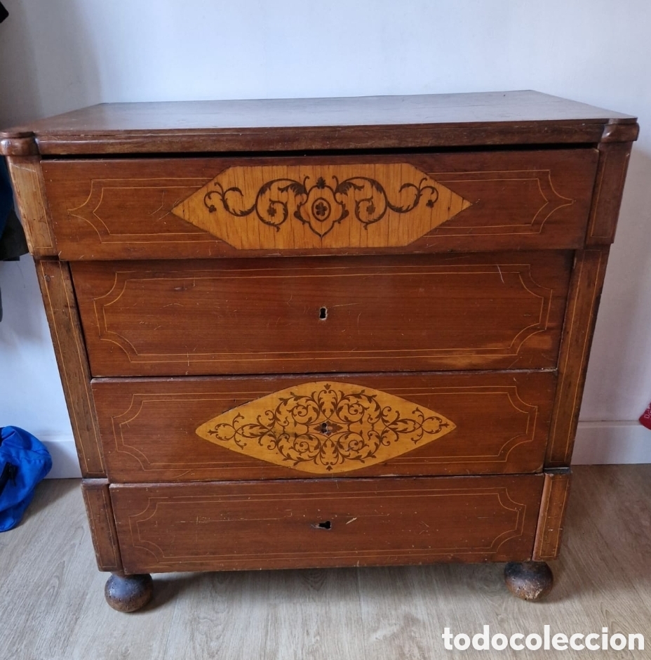 Antig&uuml;edades: Comoda isabelina - Foto 4