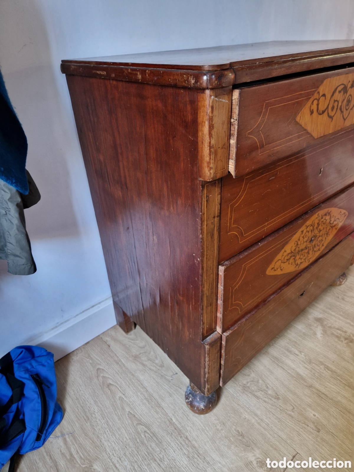 Antig&uuml;edades: Comoda isabelina - Foto 6