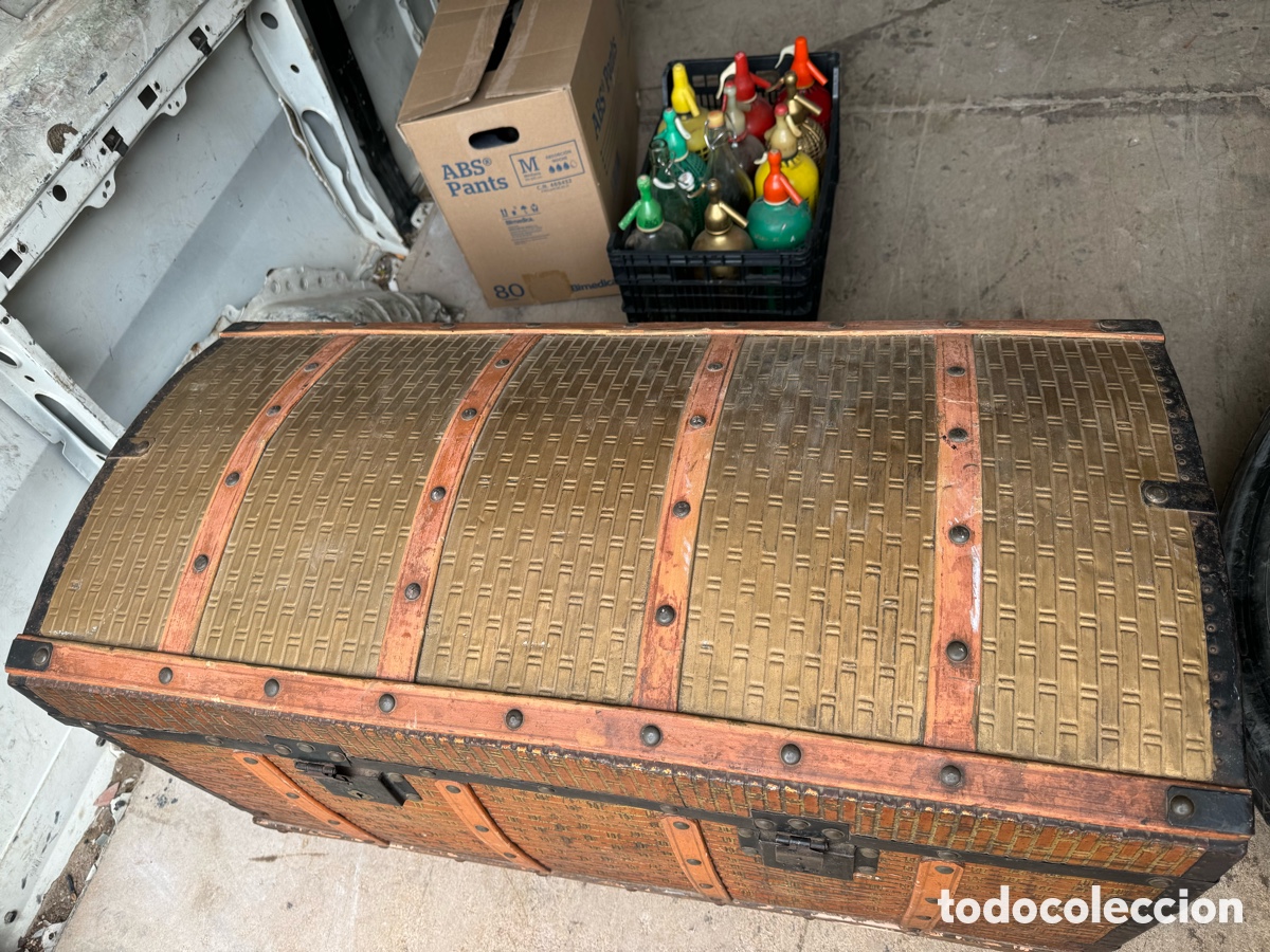 Antig&uuml;edades: Baul antiguo muy bonito - Foto 2