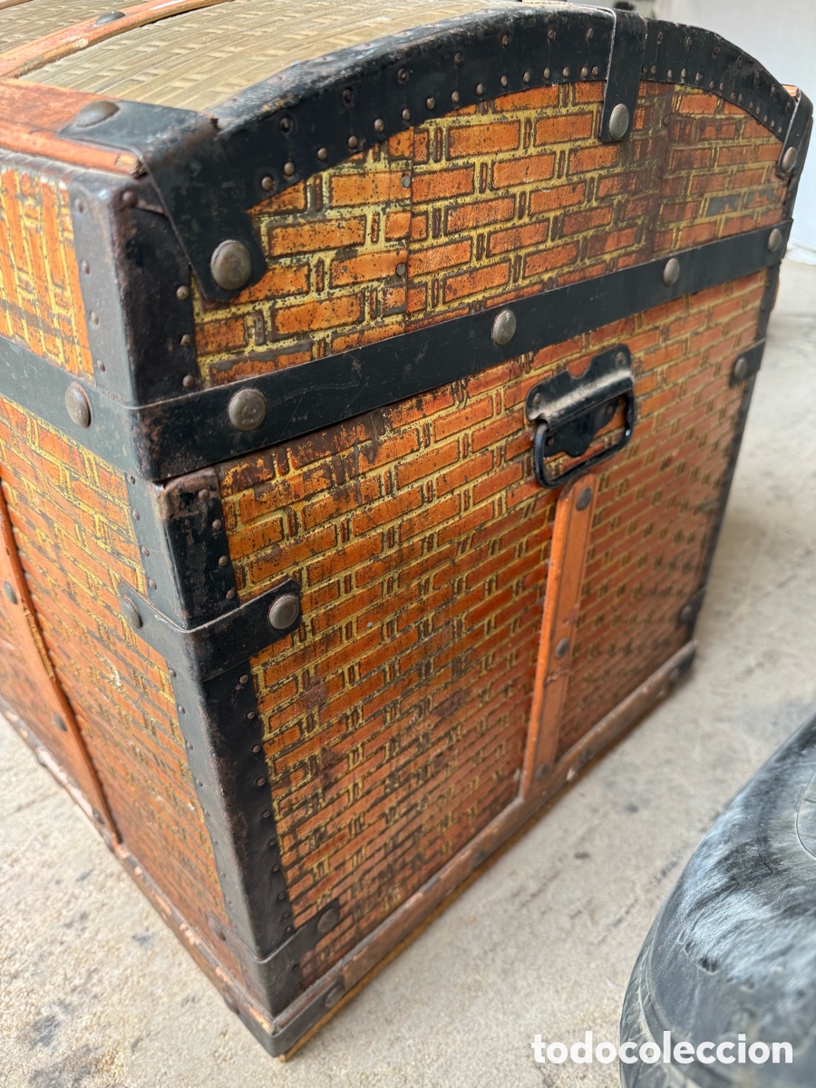 Antig&uuml;edades: Baul antiguo muy bonito - Foto 3