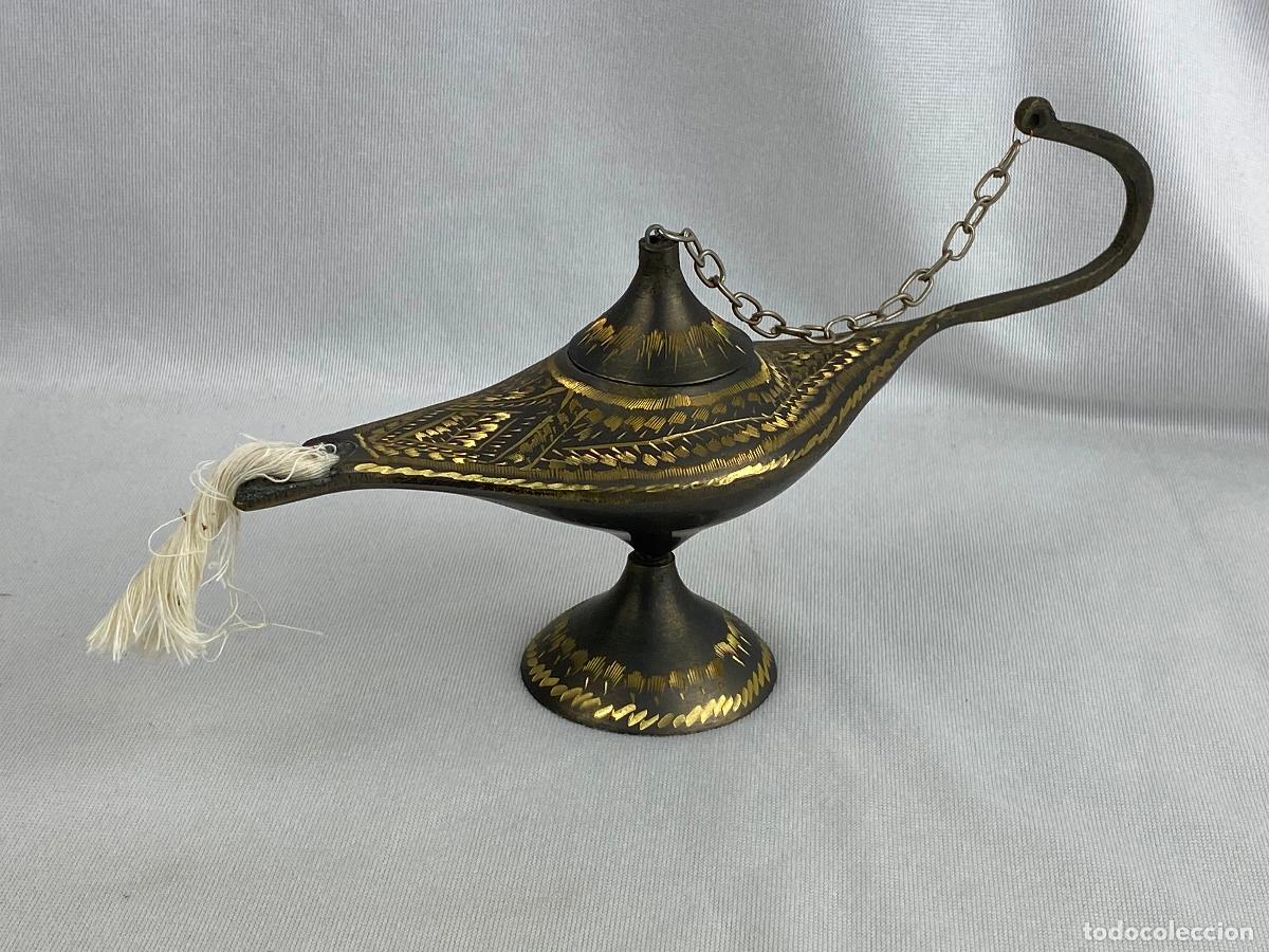 Antig&uuml;edades: lamparilla ed bronce , candil de aceite, lucerna. - Foto 2