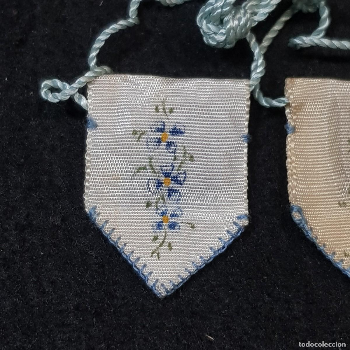 Antig&uuml;edades: ESCAPULARIOS RELIGIOSOS EN TELA PINTADA A MANO / CAA - Foto 2