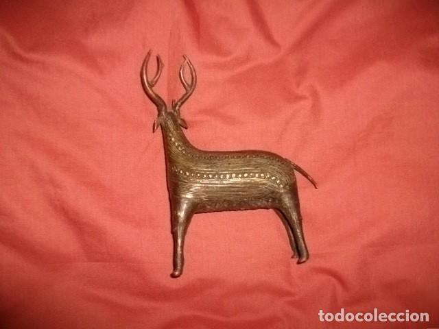 Antig&uuml;edades: PEQUE&Ntilde;O RENO EN BRONCE - Foto 2