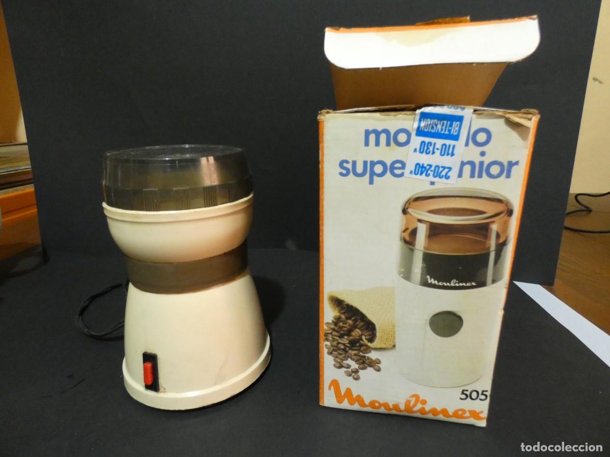 Antiguidades: ANTIGUO VINTAGE MOLINILLO DE CAFE SUPER JUNIOR MOULINEX 505 FUNCIONANDO