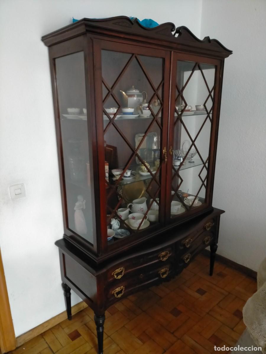 Antig&uuml;edades: VITRINA ANTIGUA MADERA - Foto 2