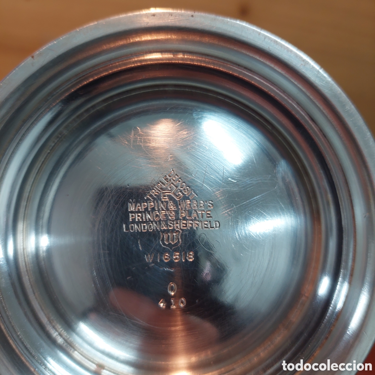 Antig&uuml;edades: Jarra y cuchara ingl&eacute;s plat - Foto 3