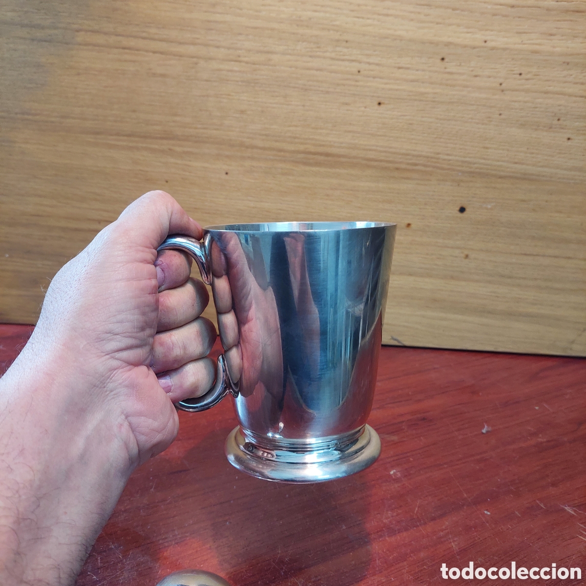 Antig&uuml;edades: Jarra y cuchara ingl&eacute;s plat - Foto 5