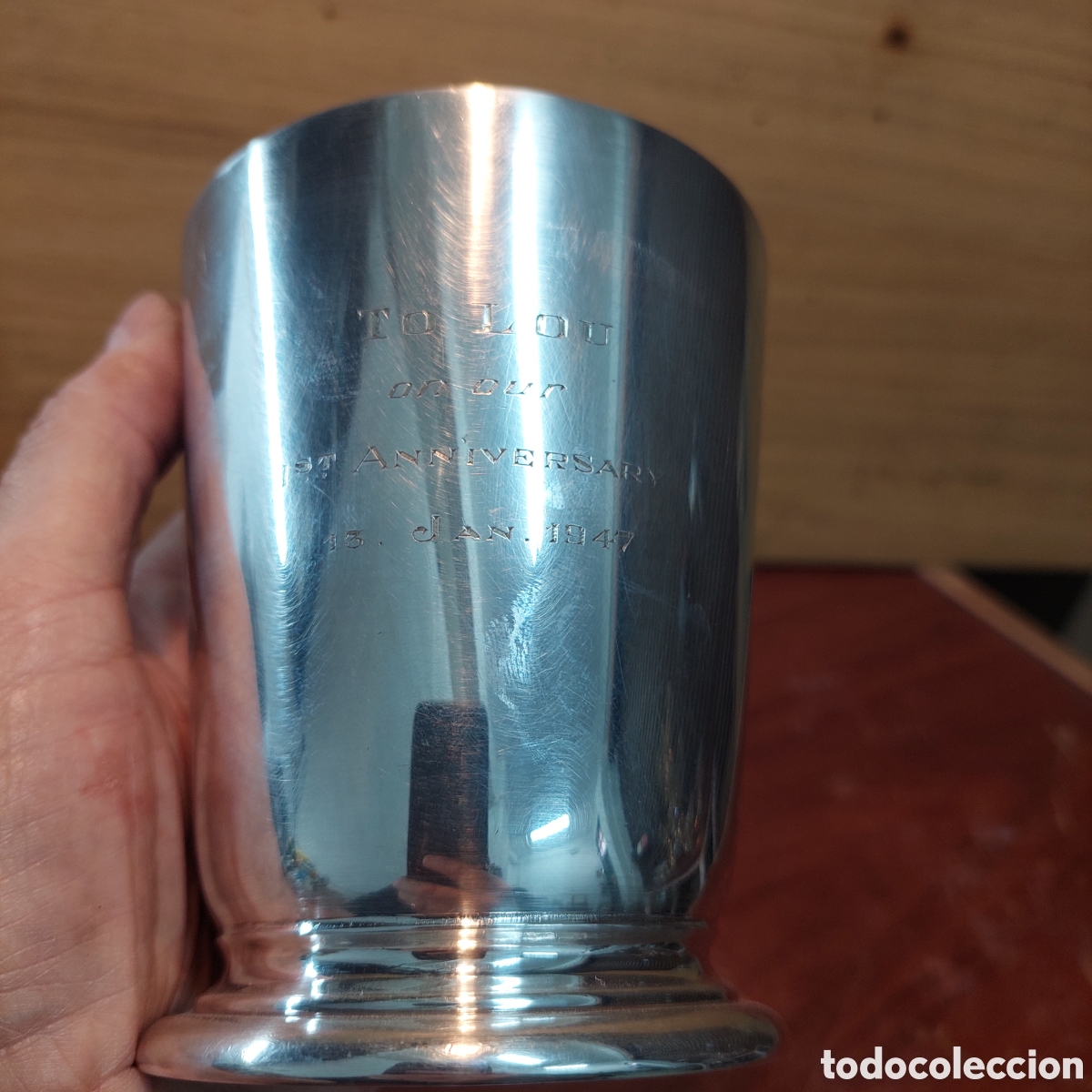 Antig&uuml;edades: Jarra y cuchara ingl&eacute;s plat - Foto 6