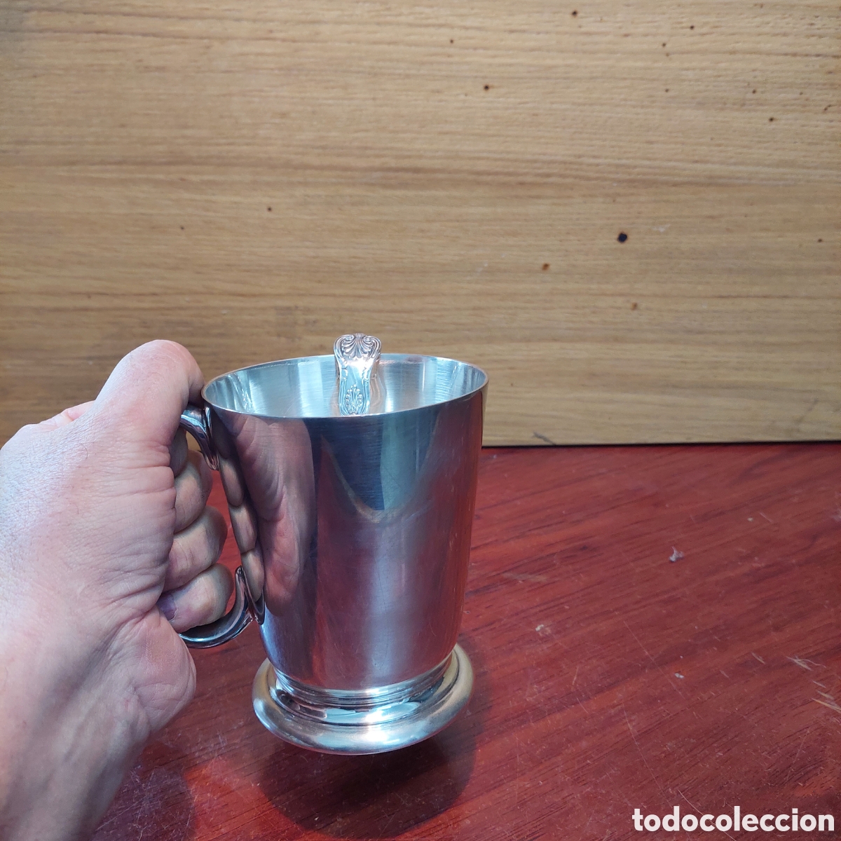 Antig&uuml;edades: Jarra y cuchara ingl&eacute;s plat - Foto 7