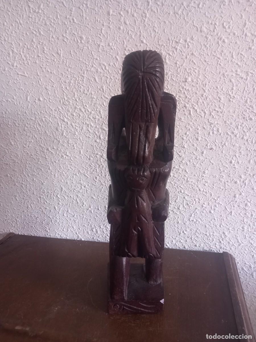 Antig&uuml;edades: BONITA TALLA DE MADERA - Foto 4