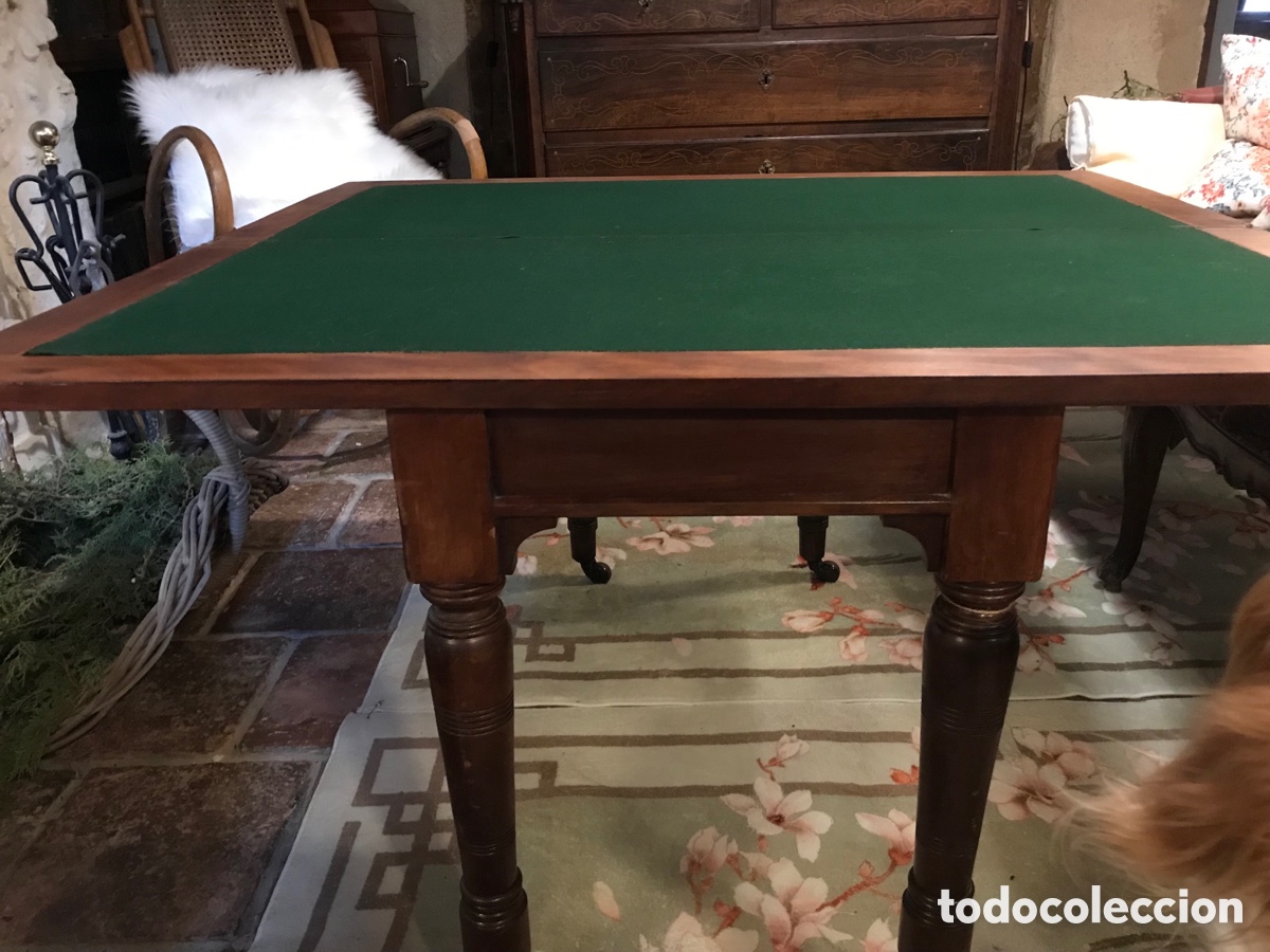 Antig&uuml;edades: Mesa de Juego Pps. XX - Foto 9