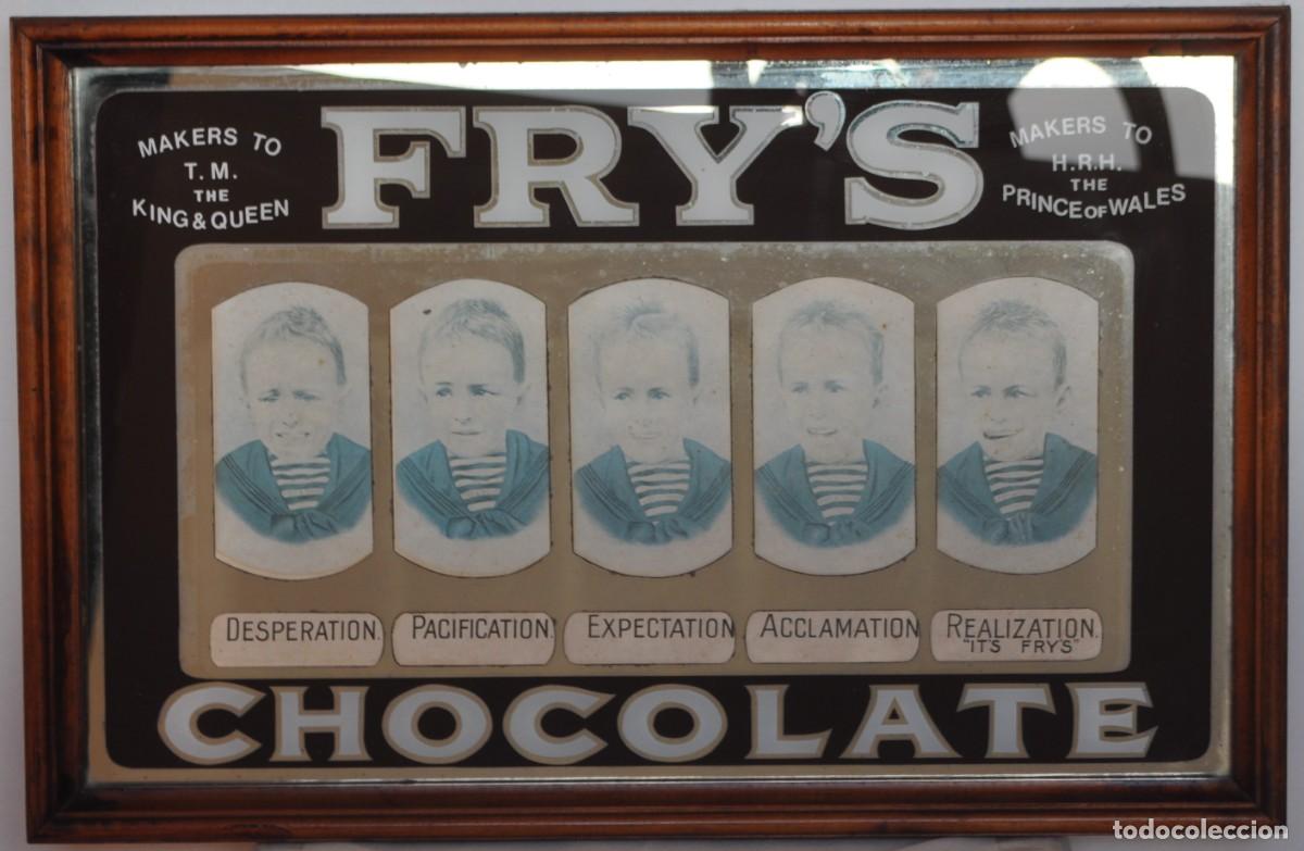 Antig&uuml;edades: ESPEJO CHOCOLATE FRY&acute;S. - Foto 1