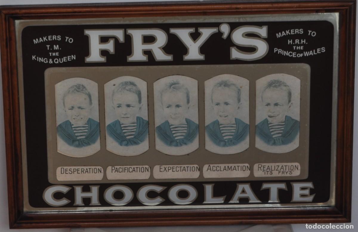Antig&uuml;edades: ESPEJO CHOCOLATE FRY&acute;S. - Foto 2