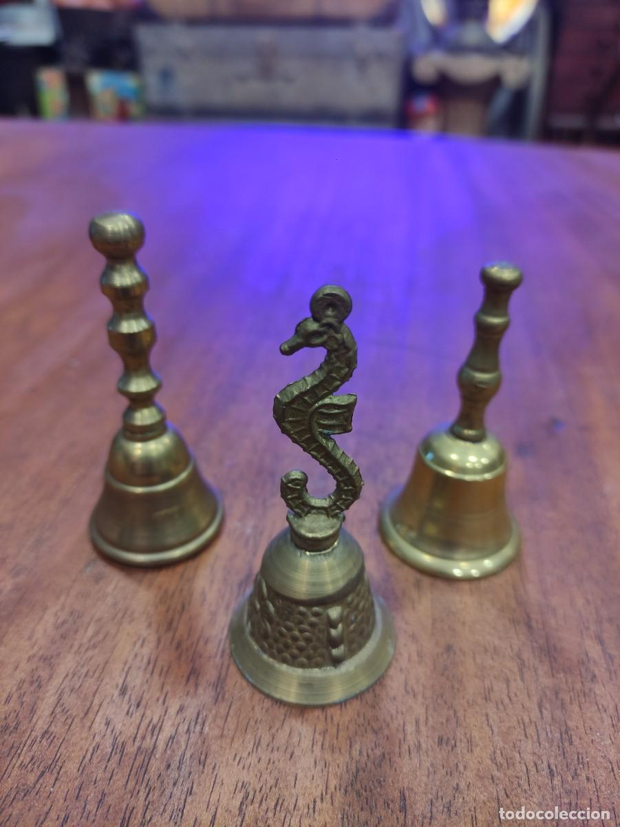 Antig&uuml;edades: 3 campanillas bronze - Foto 1