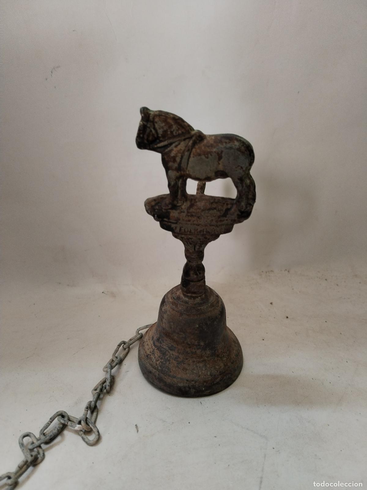 Antig&uuml;edades: campana caballo - c119 - Foto 2