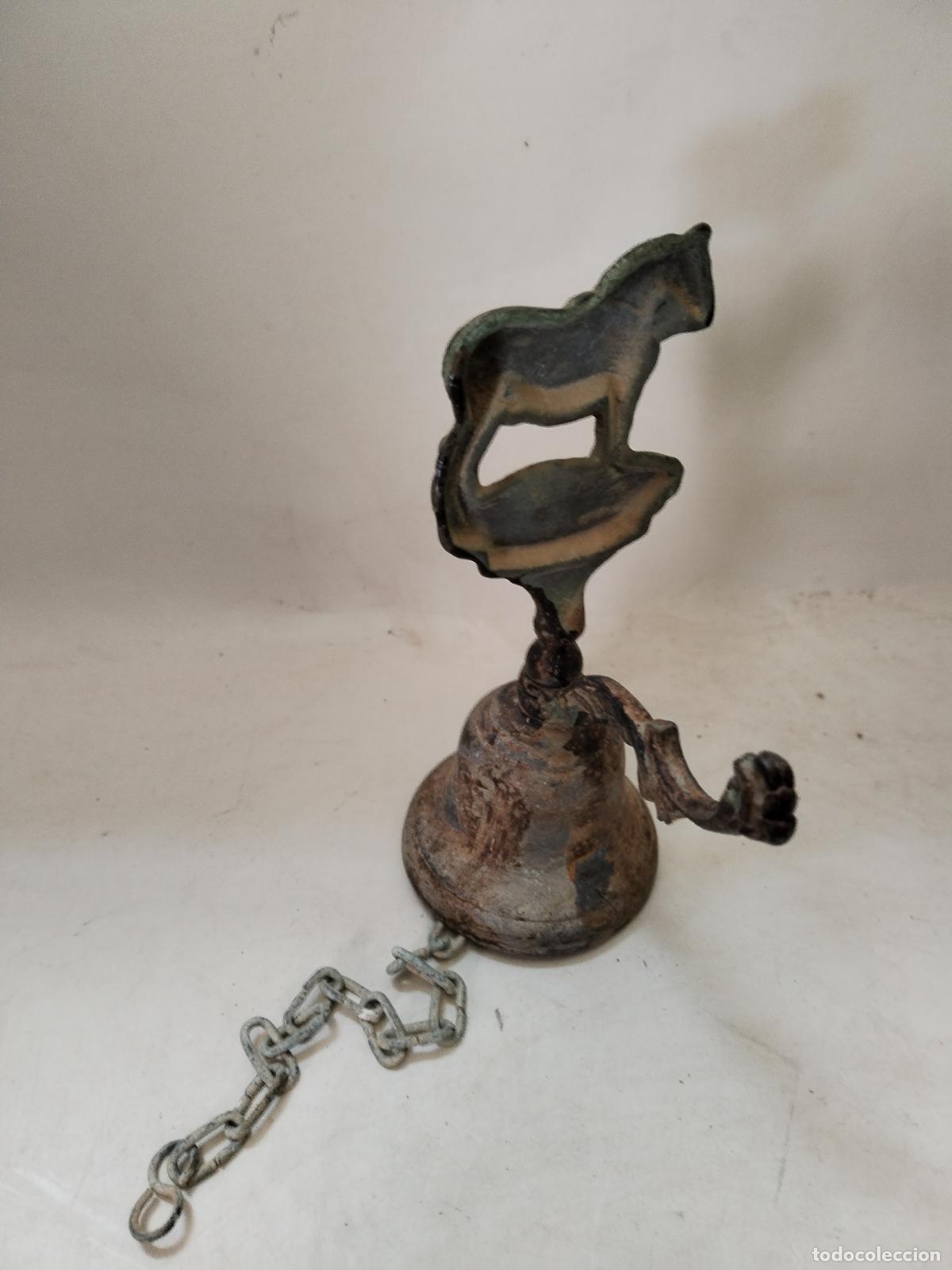 Antig&uuml;edades: campana caballo - c119 - Foto 3